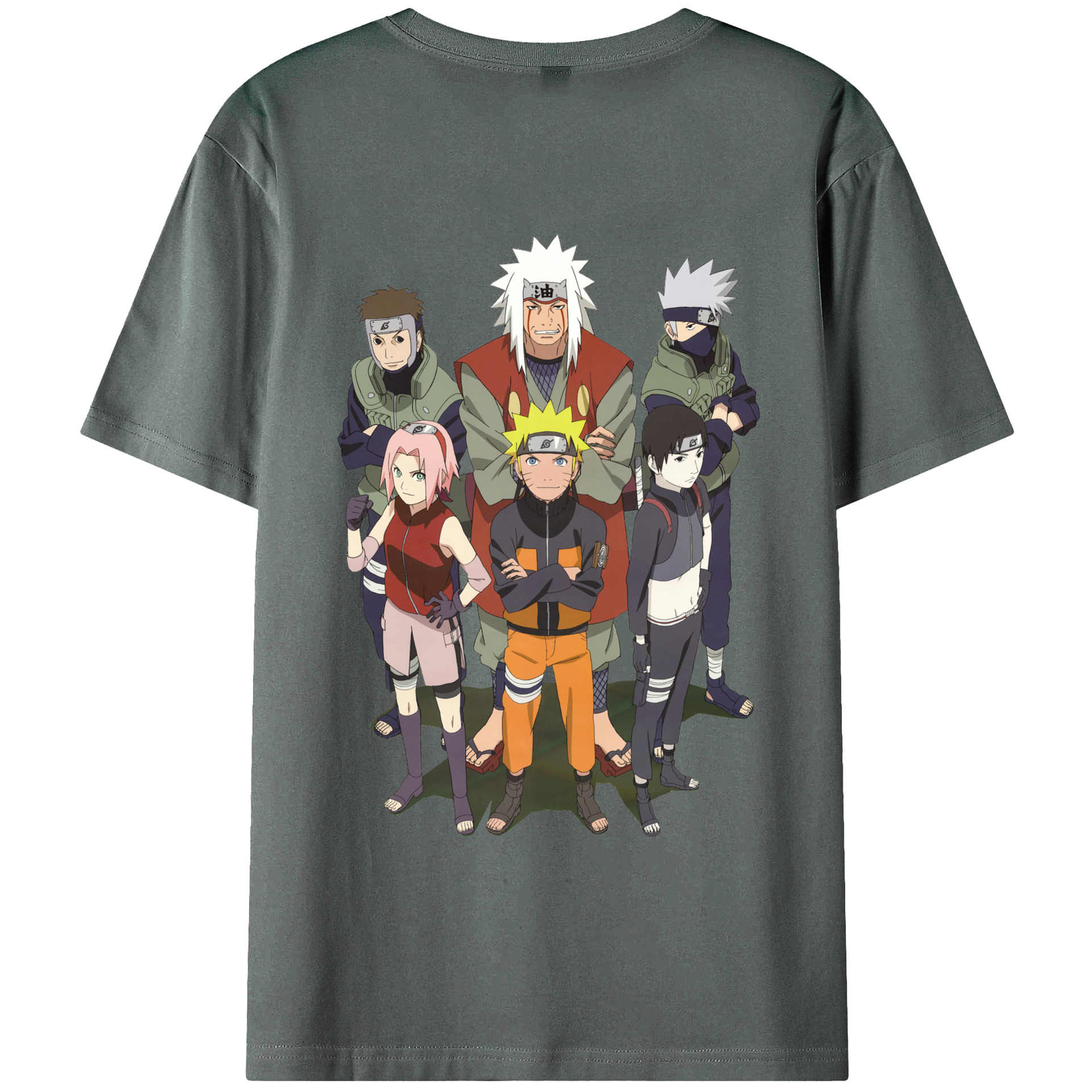 （画像用） NARUTO -ナルト- うずまき ナルト Uzumaki Naruto 綿100％半袖Tシャツ（背面プリント）